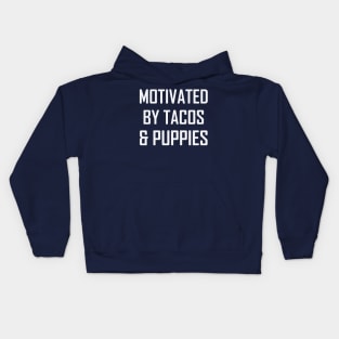 Tacos & puppies Kids Hoodie